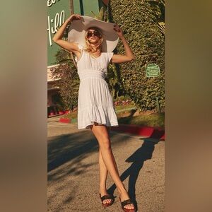 Rails Elegant White Mini Dress